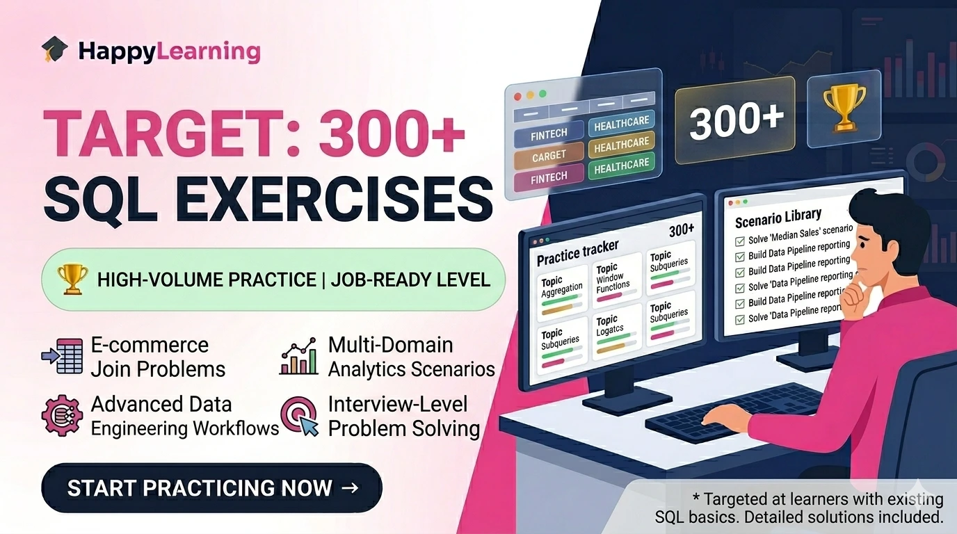 SQL Practice: 300+ Exercises